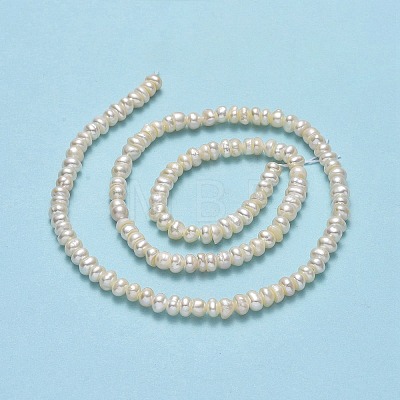 Natural Cultured Freshwater Pearl Beads Strands PEAR-A005-03B-01-1