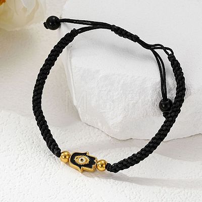 304 Stainless Steel Beads Braided Bead Bracelets WGEBCCD-02-1