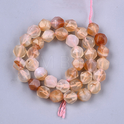 Natural Agate Beads Strands G-T121-08B-1