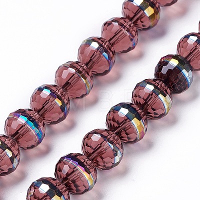 Transparent Glass Beads Strands GLAA-H022-06-1