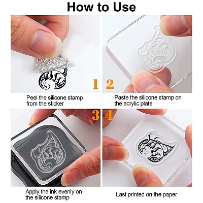 PVC Plastic Stamps DIY-WH0167-56U-1