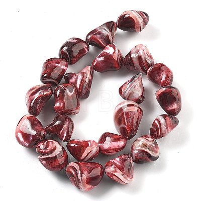 Dyed Natural Trochus Shell Beads Strands BSHE-Z006-02C-1