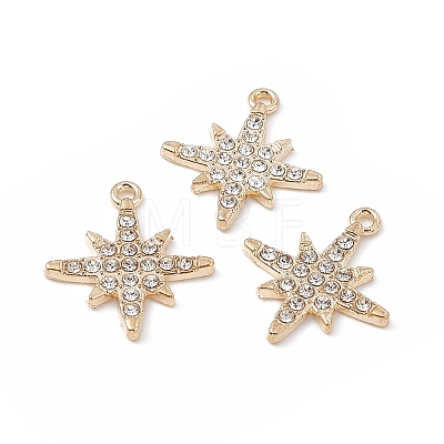 Alloy Crystal Rhinestone Pendants FIND-C019-29KCG-1