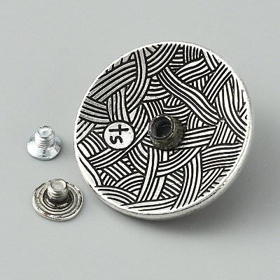 Alloy Buttons FIND-WH0152-50A-1