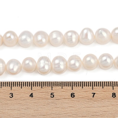 Natural Cultured Freshwater Pearl Beads Strands PEAR-I007-07J-02A-1