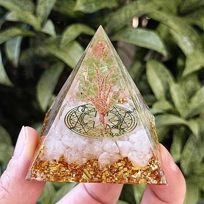 Orgonite Pyramid Resin Energy Generators PW-WG3229D-01-1