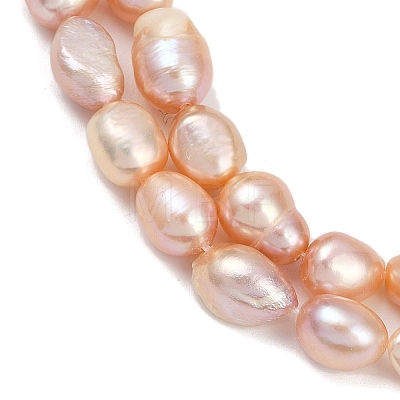 Natural Cultured Freshwater Pearl Beads Strands PEAR-P064-20J-03F-1