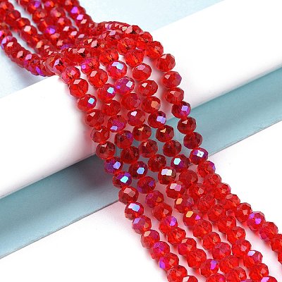 Electroplate Glass Beads Strands EGLA-A034-T1mm-L09-1