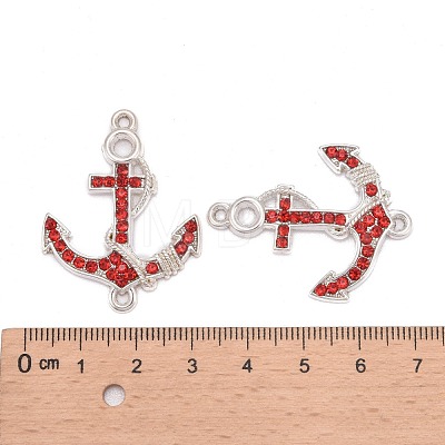 Alloy Rhinestone Links connectors RB-B061-A20S-1