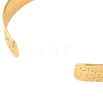 Rack Plating Brass Cuff Bracelets for Women BJEW-M040-12G-02-1