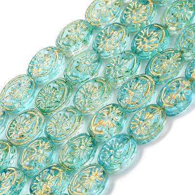 Transparent Glass Beads Strands GLAA-F114-05C-1