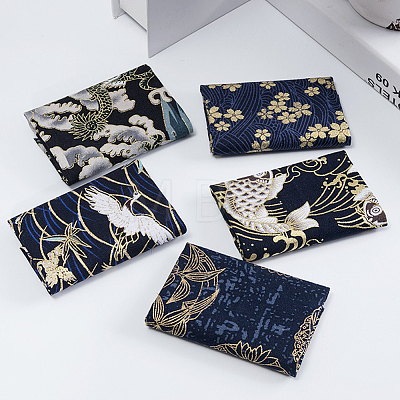 Qilin Pattern Cotton Fabric DIY-WH0579-97B-1