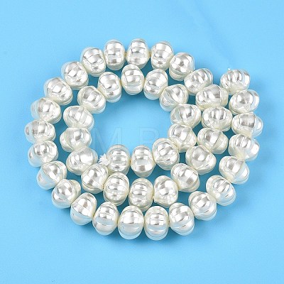 Transparent Spray Painted Glass Beads Strands GLAA-N001-42-1