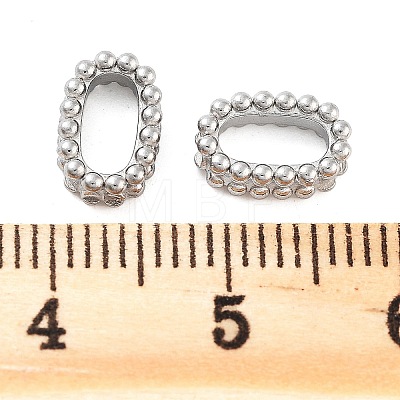 Non-Tarnish 304 Stainless Steel Slide Charms Beads STAS-L082-011P-1