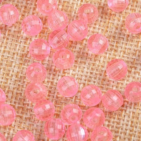 Transparent Acrylic Beads TACR-NH0001-E-06-1