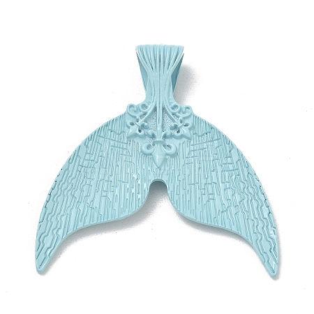 Spray Painted Alloy Big Pendants AL-CBA5D51-02E-1