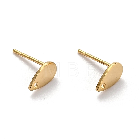 304 Stainless Steel Stud Earring Findings X-STAS-L211-05C-G-1