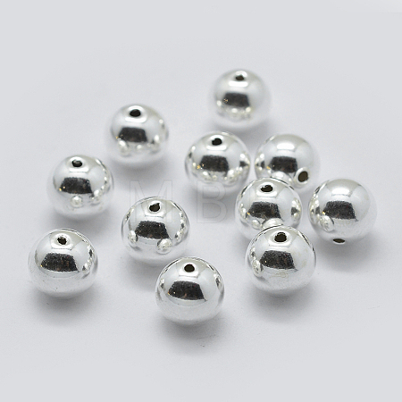 925 Sterling Silver Spacer Beads STER-K171-45S-8mm-1