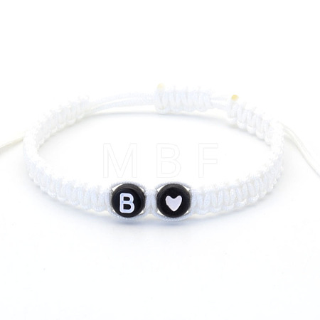 Resin Beads Braided Bead Bracelets FS-WG7326D-02-1