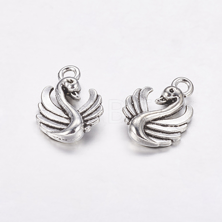 Tibetan Style Alloy Pendants TIBEP-E104-AS-1