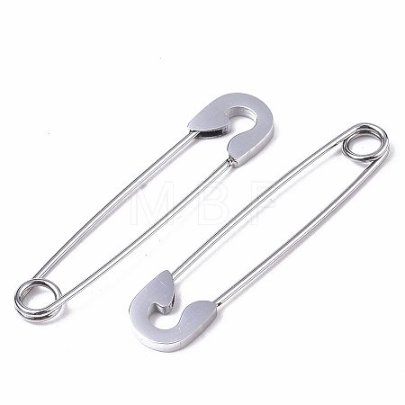 Tarnish Resistant 201 Stainless Steel Safety Pins Earrings STAS-S079-197P-1