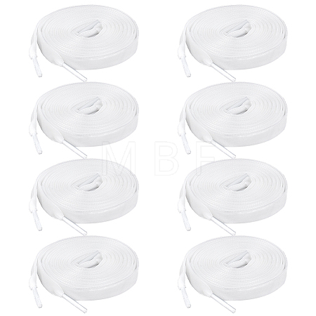 8 Pairs Single Side Velvet Shoelaces AJEW-MA0001-37A-1