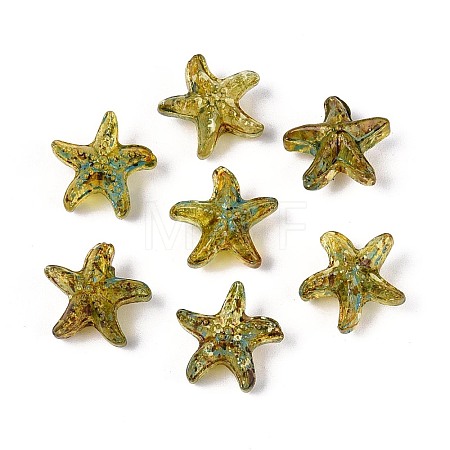 Picasso Transparent Glass Beads SEED-N012-02A-1