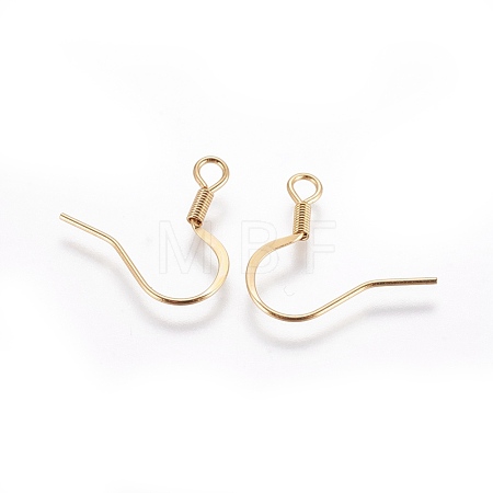 304 Stainless Steel French Earring Hooks STAS-E464-08G-1