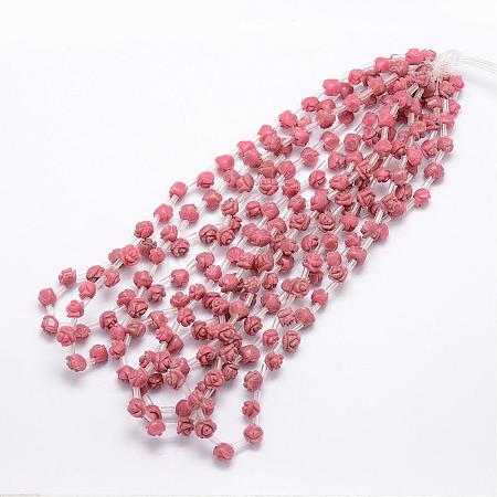 Natural Rhodonite Scattered Beads G-O156-B-08-1