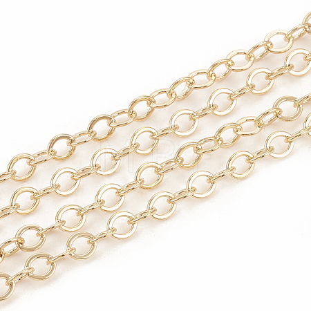 3.28 Feet Brass Cable Chains X-CHC-S003-08G-1