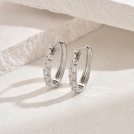 Classic Fashionable Brass Hoop Earrings for Women PJ2124-8-1