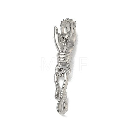 304 Stainless Steel S-Hook Clasps STAS-G373-04P-03-1