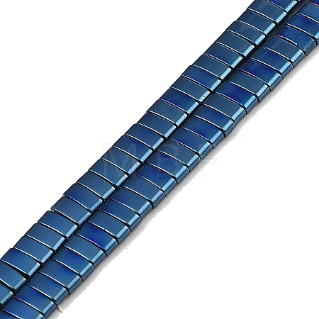 Electroplated Non-magnetic Synthetic Hematite Beads Strands G-G089-A02-14-1