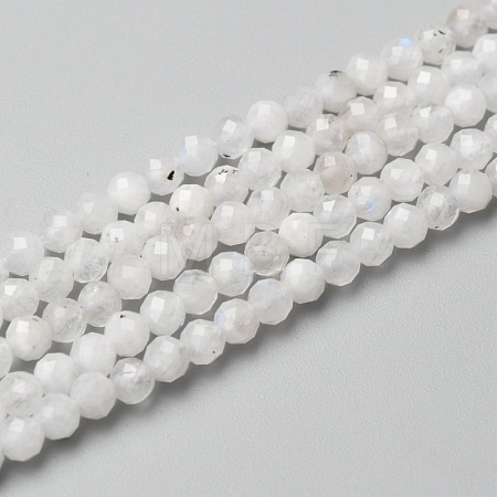 Natural Rainbow Moonstone Beads Strands G-O186-D02-01-1