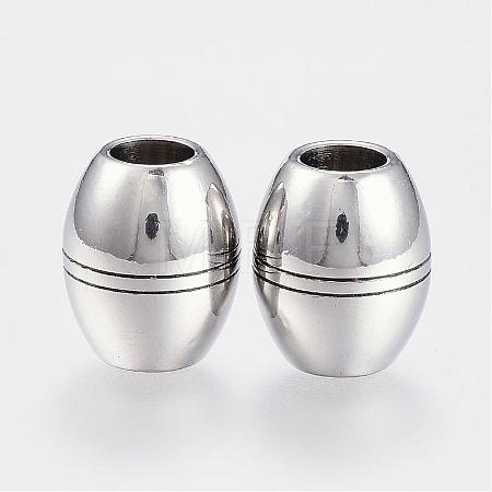 Tarnish Resistant 304 Stainless Steel Beads STAS-P127-04P-1