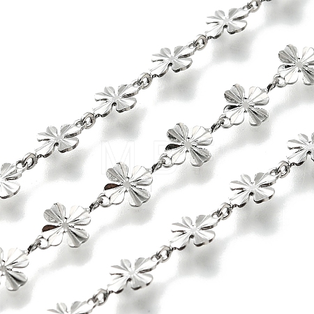 304 Stainless Steel Clover Link Chains CHS-A016-68P-A-1