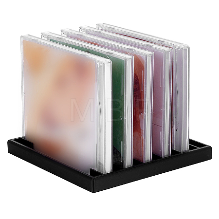12 Grids Plastic CD Storage Racks AJEW-WH0643-111B-1