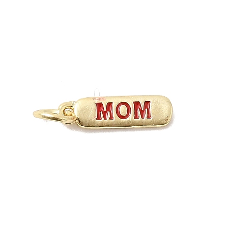 Brass Enamel Charms KK-P338-01G-C02-1