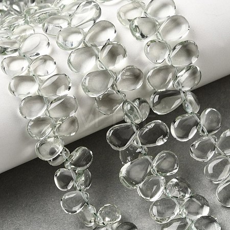 Natural Green Quartz Beads Strands G-D099-01A-1
