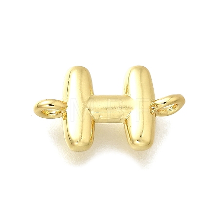 Brass Connector Charms KK-P295-01G-H-1