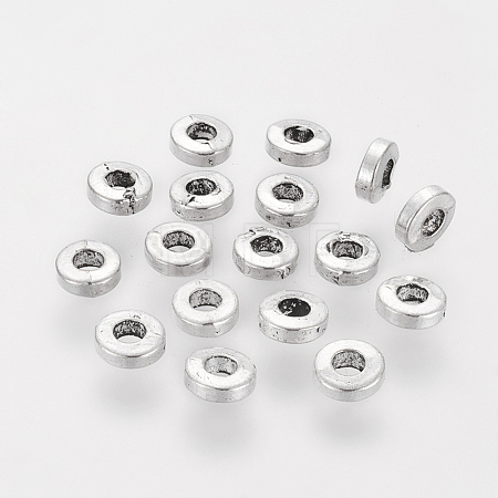 Tibetan Style Alloy Beads TIBEB-P002-07AS-RS-1