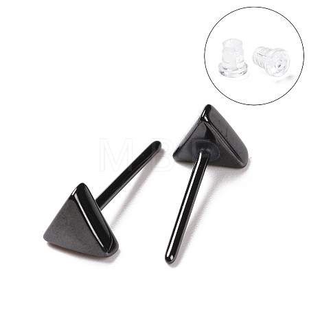 Hypoallergenic Bioceramics Zirconia Ceramic Stud Earrings EJEW-Z023-09C-1