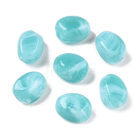 Opaque Acrylic Beads OACR-N137-36F-1