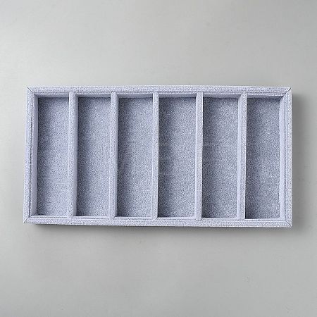 6 Grids Velvet Jewelry Plates ODIS-WH20013-05B-1
