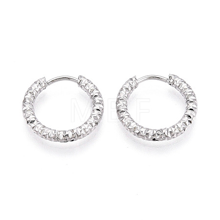 304 Stainless Steel Hoop Earrings LS-STAS-T074-26P-1