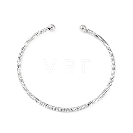 304 Stainless Steel Elasticity Necklaces for Women NJEW-S433-02P-1