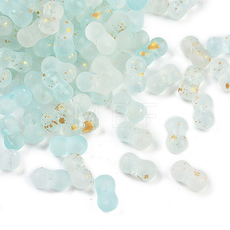 Gradient Color Transparent Acrylic Beads OACR-M023-02I-1