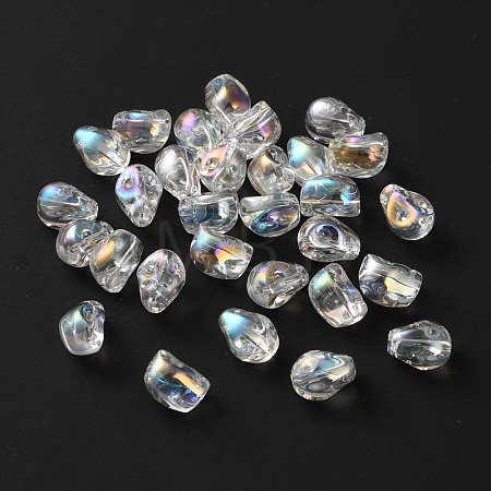 Electroplate Glass Beads EGLA-D301-001A-1