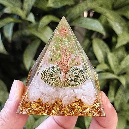 Orgonite Pyramid Resin Energy Generators PW-WG3229D-01-1