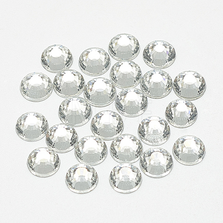 Flat Back Glass Rhinestone Cabochons RGLA-T090-SS5-01-1